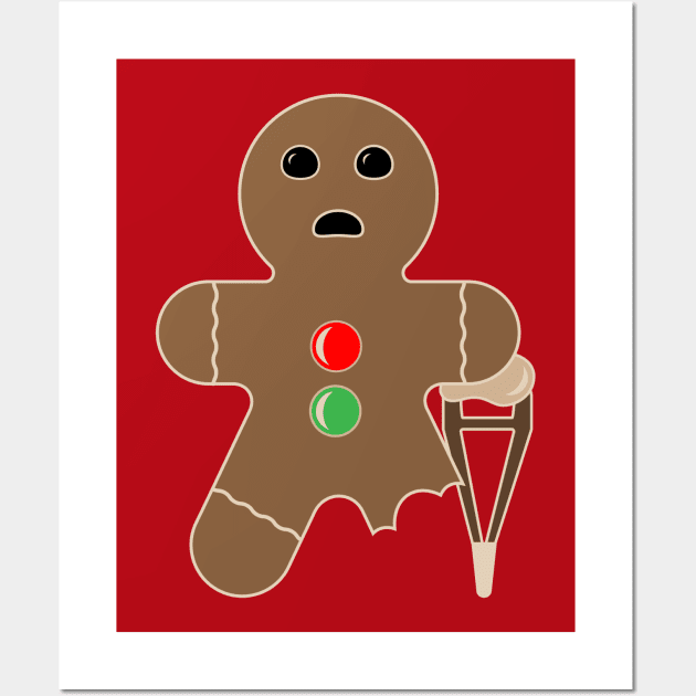 Gingerbread man Wall Art by TeawithAlice